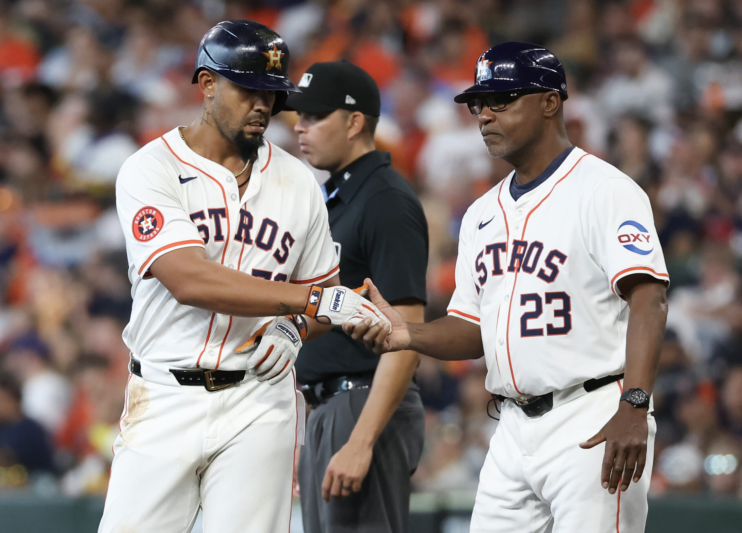 The Astros option Jose Abreu amidst extended struggles.