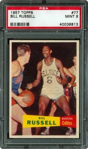 Bill Russell rookie card