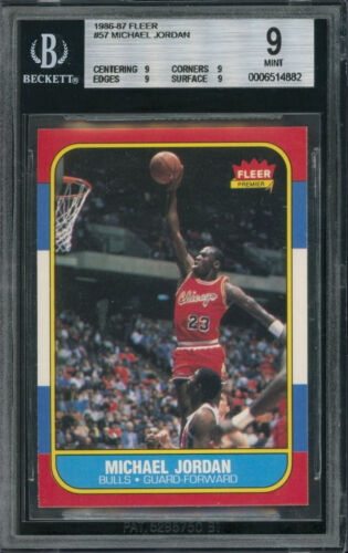 Michael Jordan Fleer rookie card