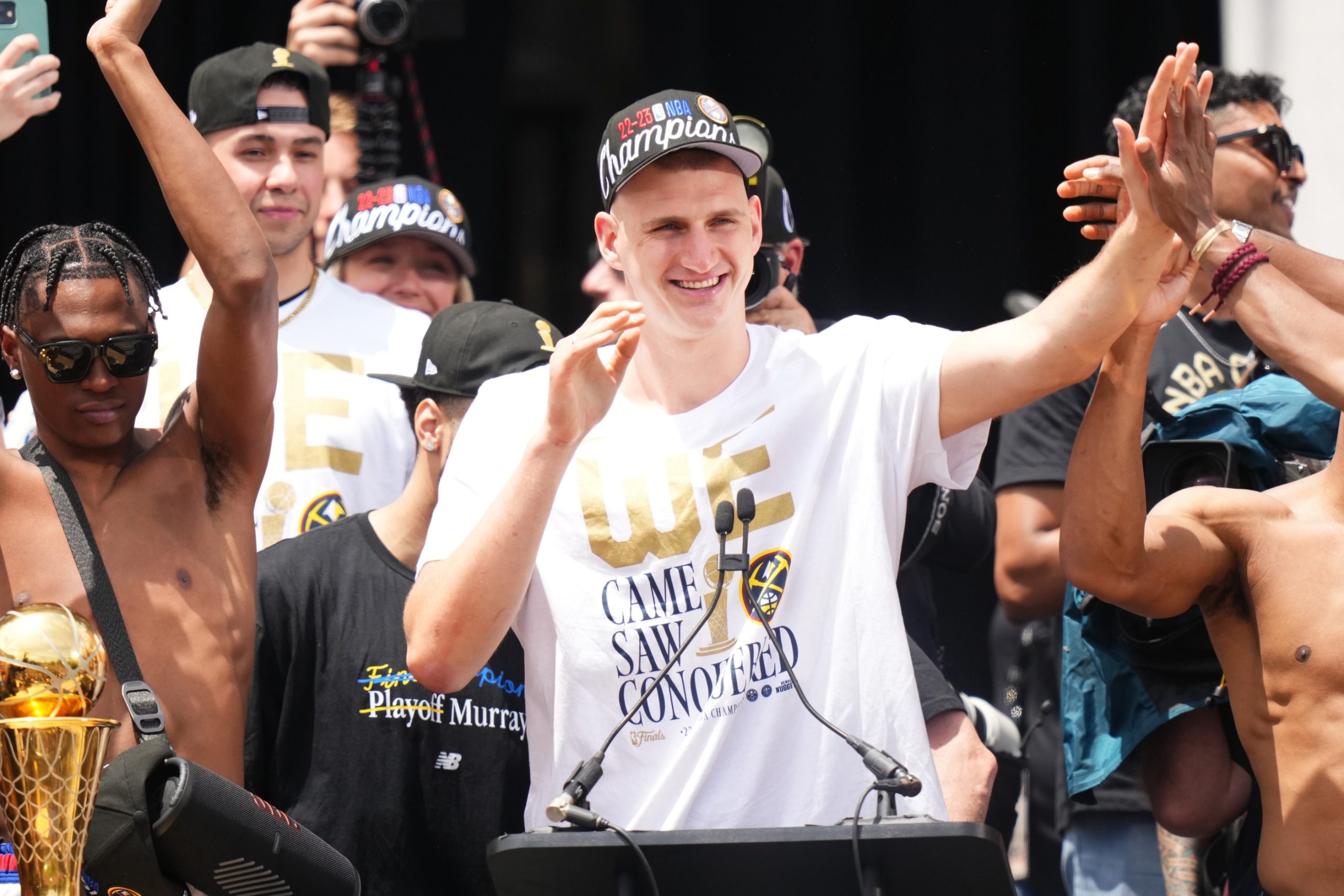 Nikola Jokic leads the 2024 NBA Championship favorites in the Denver Nuggets