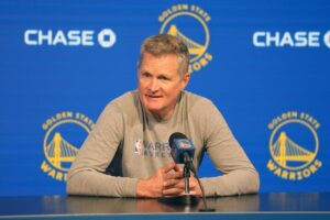 Golden State Warriors head coach Steve Kerr