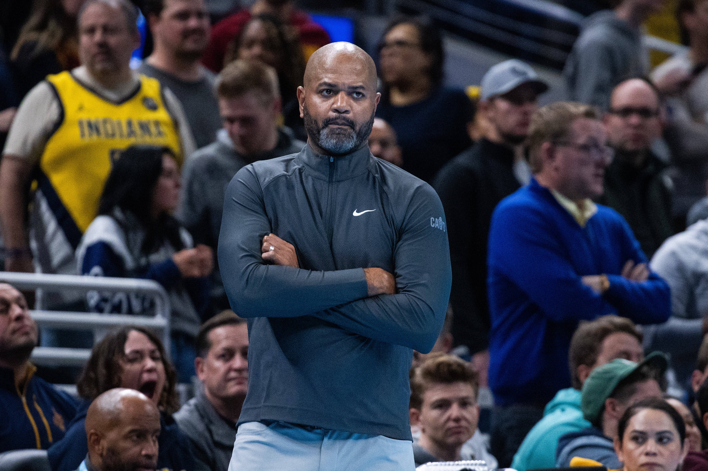 JB Bickerstaff gives an Evan Mobley injury update.