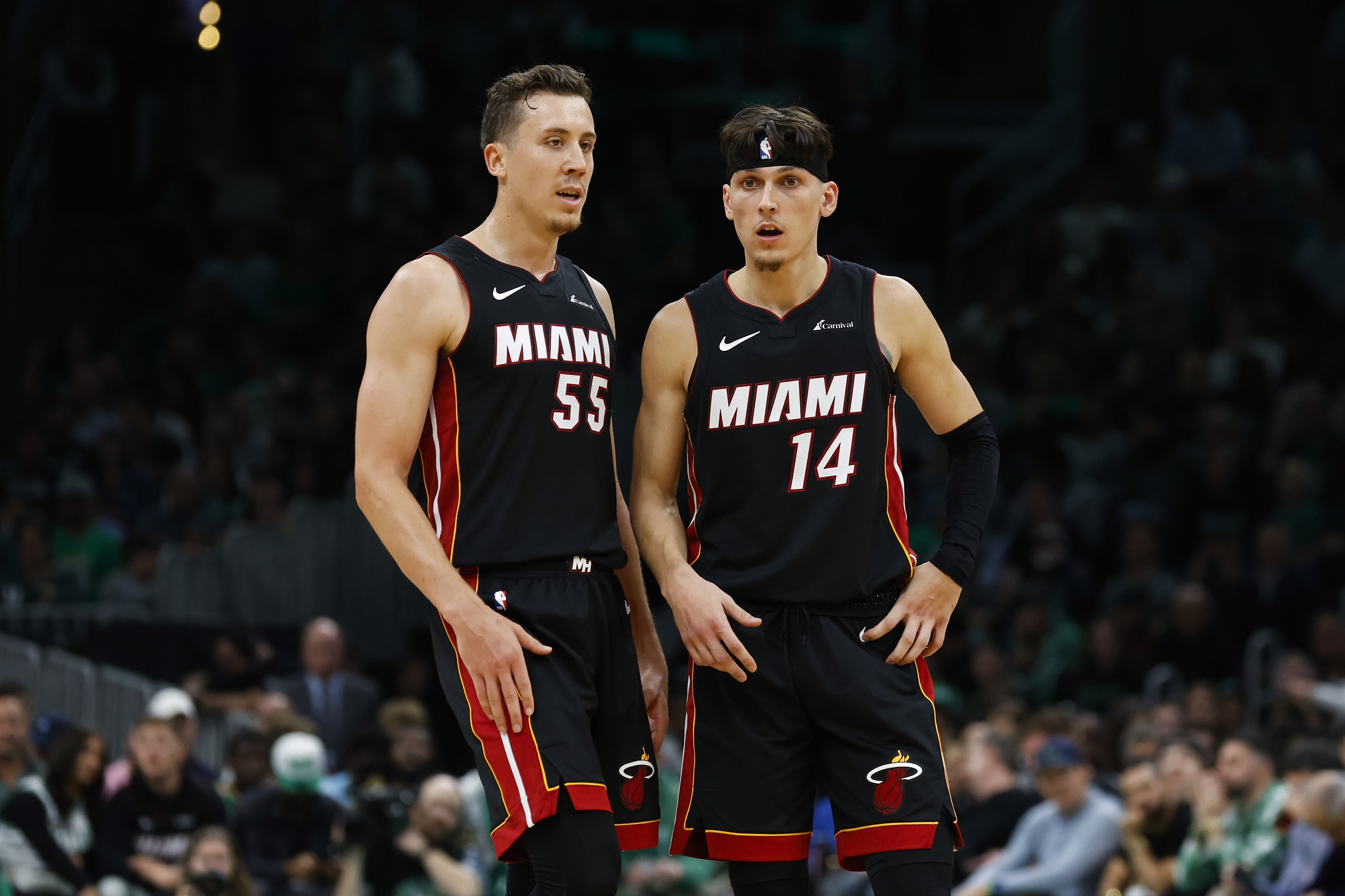 Tyler Herro and Duncan Robinson are key pieces to Miami's bench.