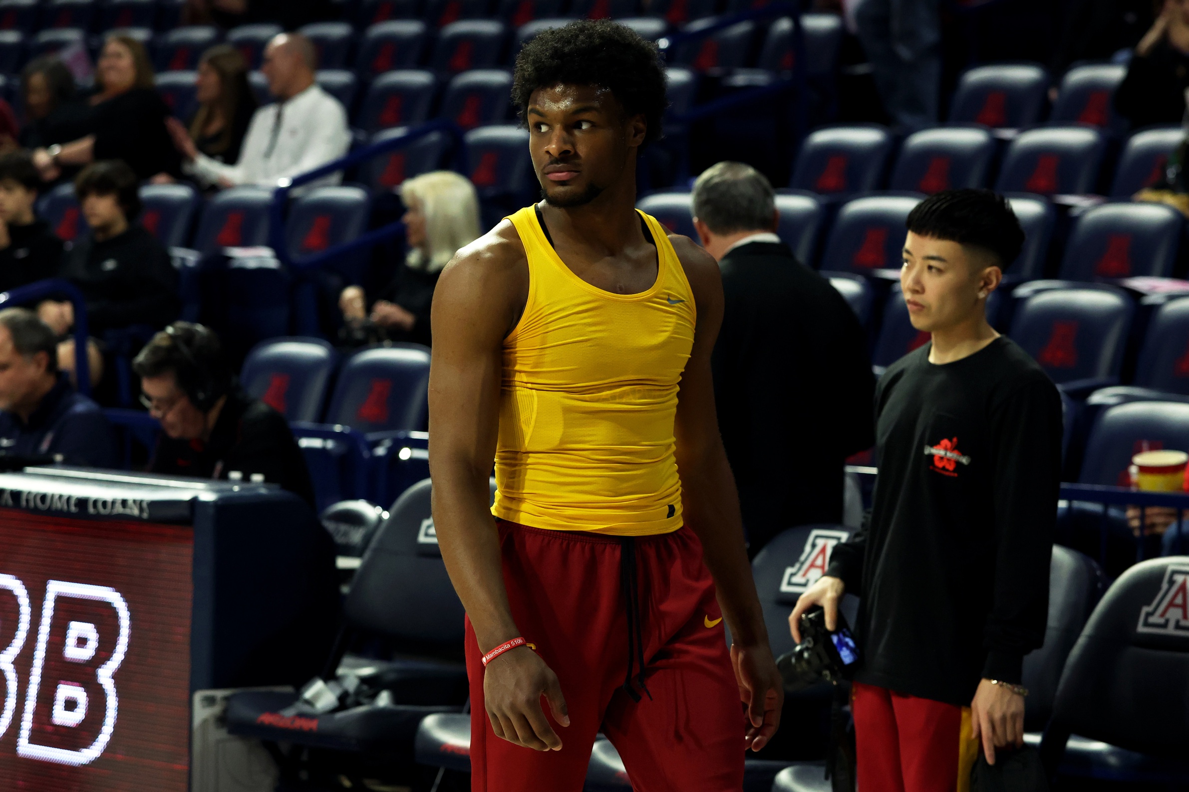 USC Trojans men’s basketball guard Bronny James, 2024 NBA Draft prospect