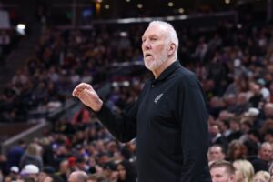 San Antonio Spurs head coach Gregg Popovich