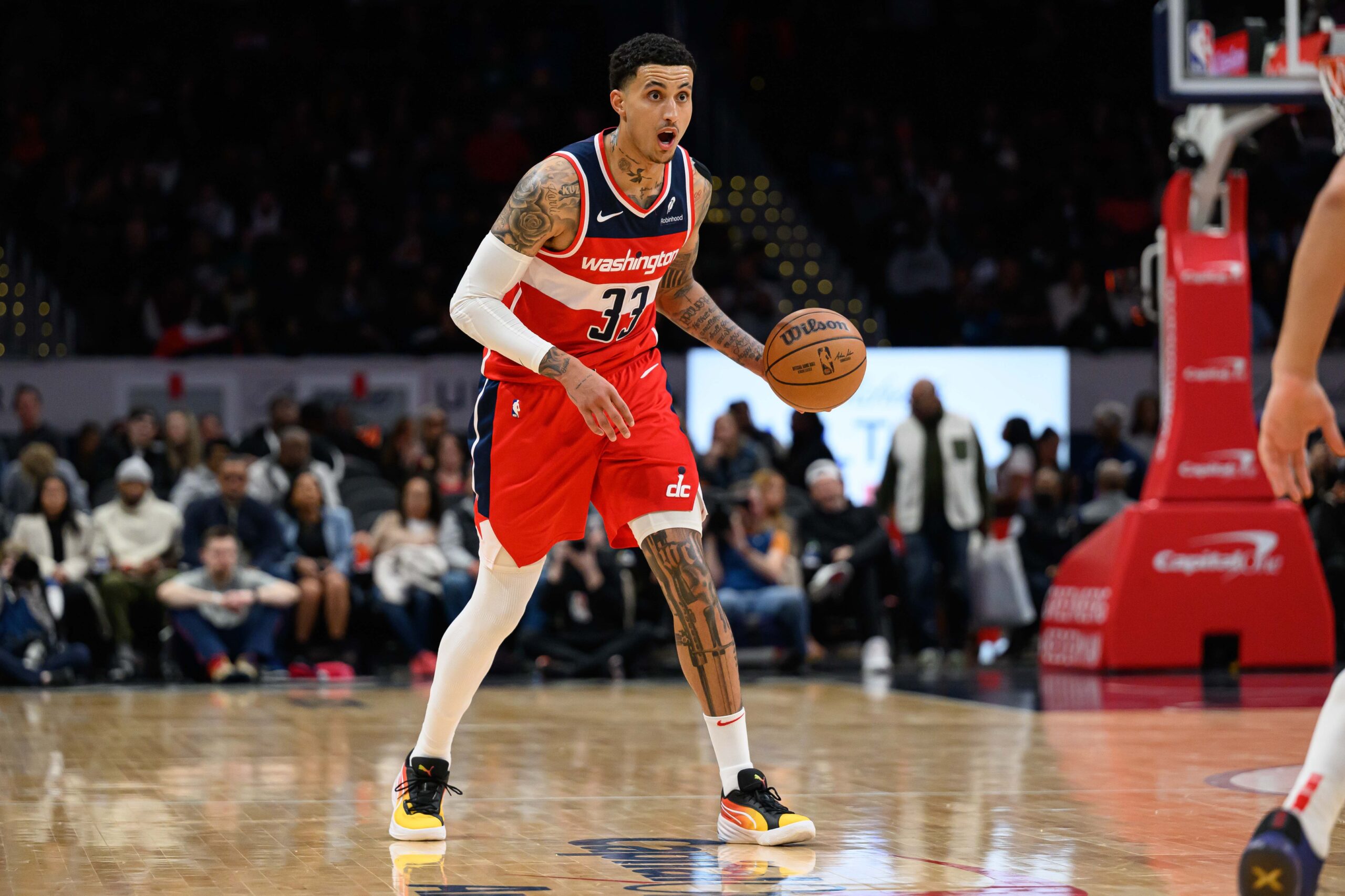 Washington Wizards forward Kyle Kuzma, Sacramento Kings trade target