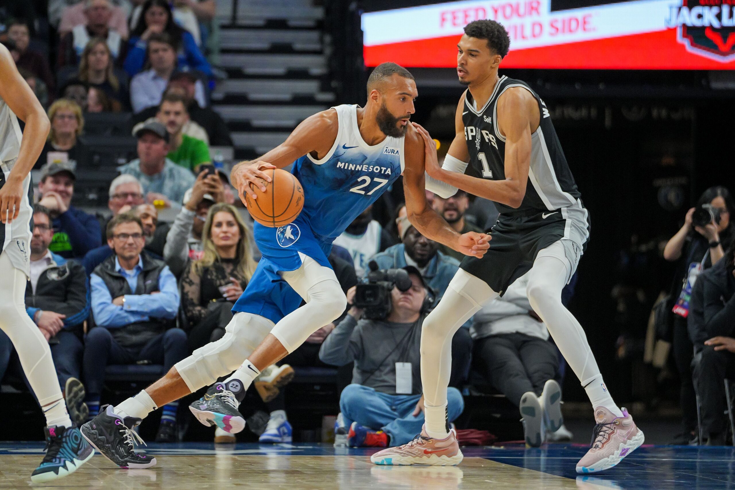 Victor Wembanyama and Rudy Gobert are two of the top defenders in the NBA.