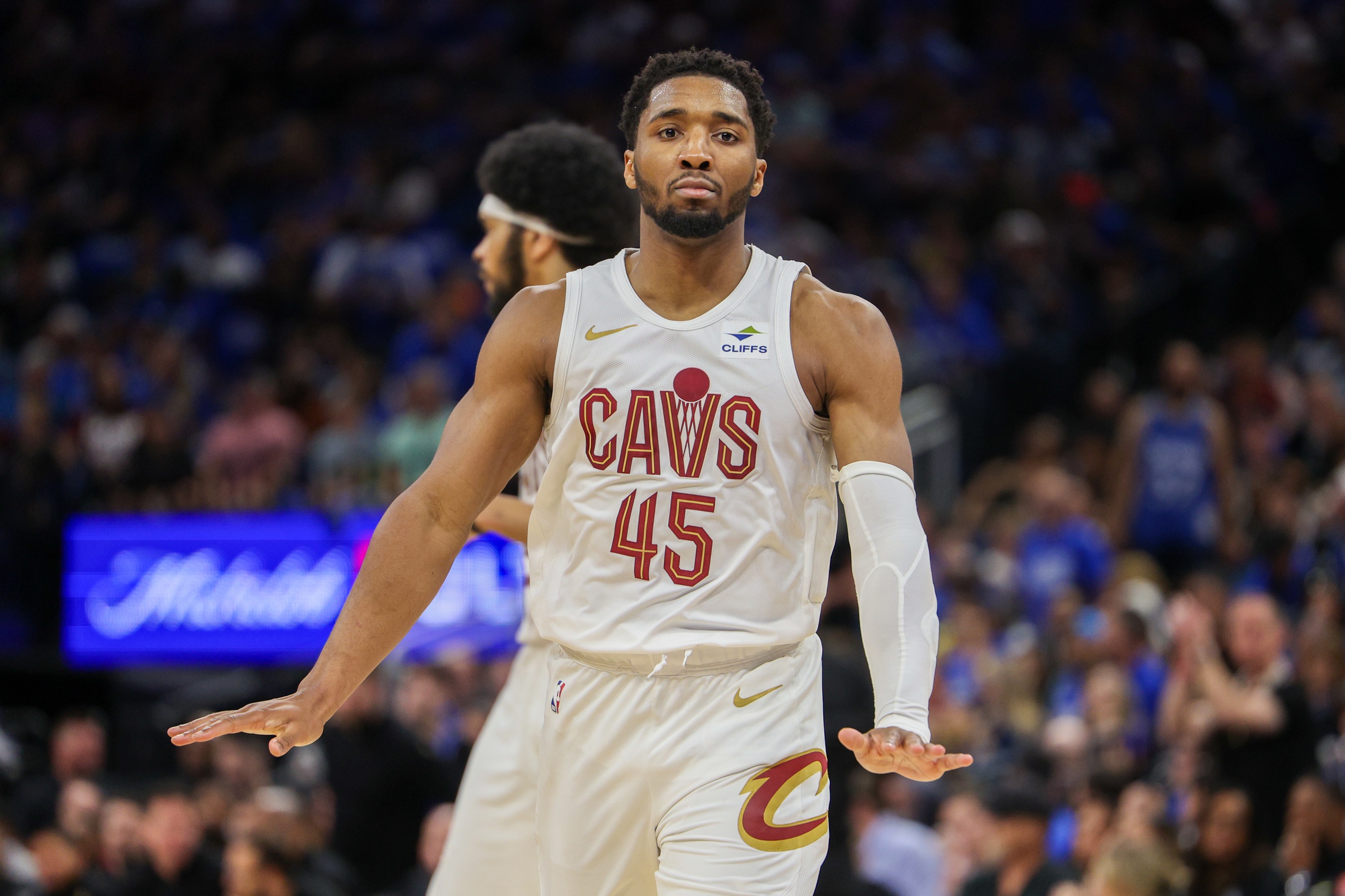 Donovan Mitchell made several positive comments about the Cavs during media day.