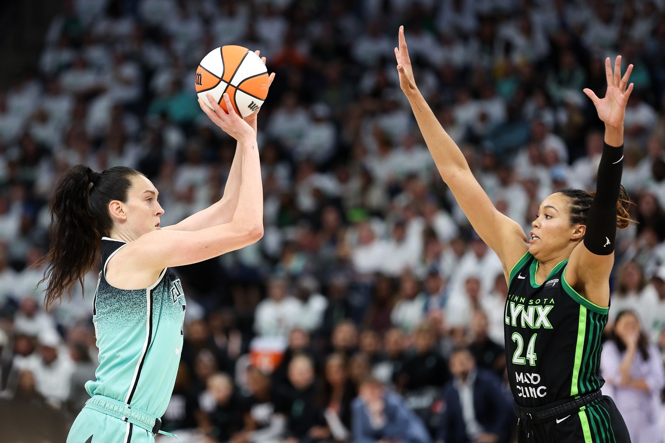 The Liberty are up 2-1 against the Lynx in the WNBA Finals.