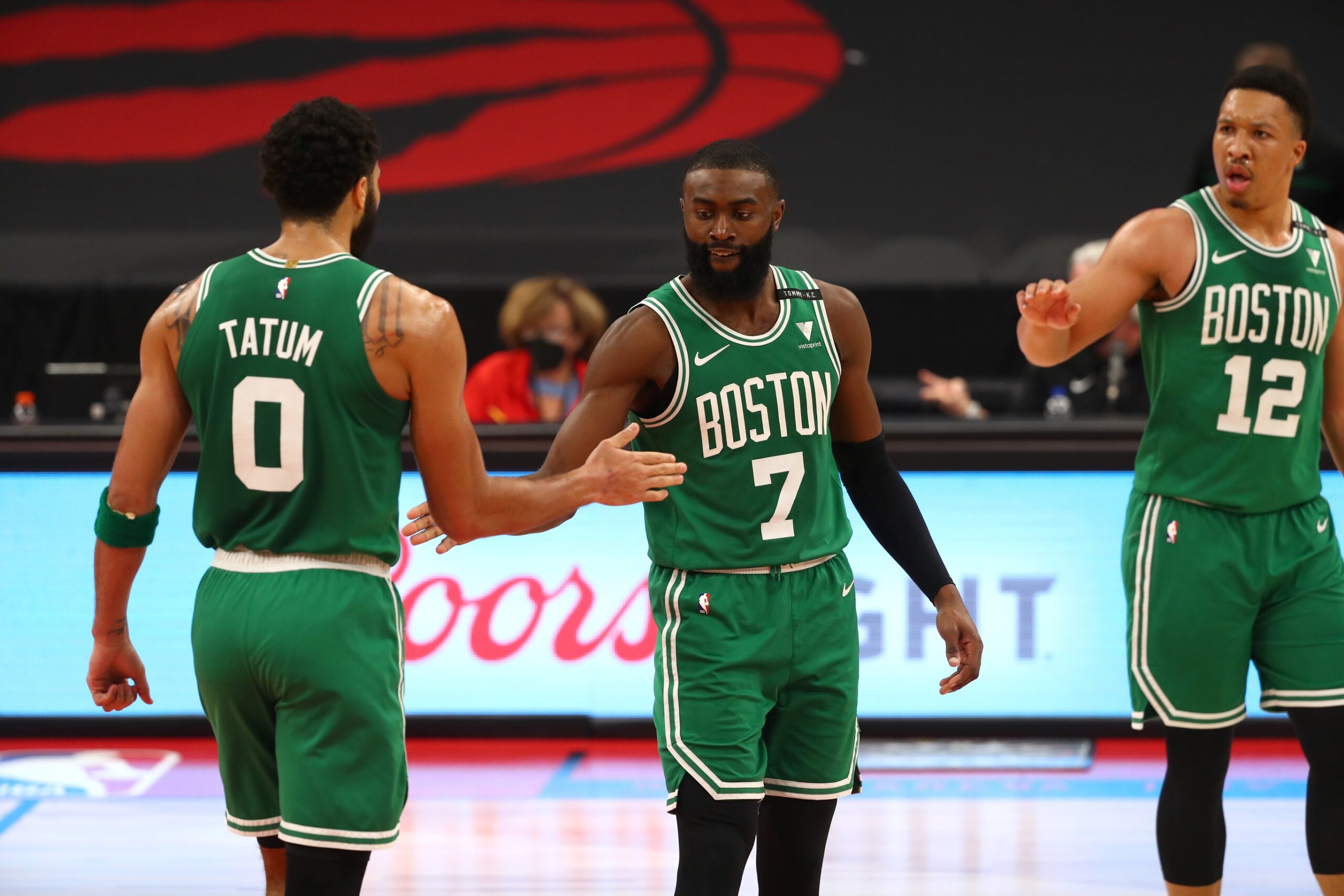 Grant Williams was ejected after a controversial play on Jayson Tatum.