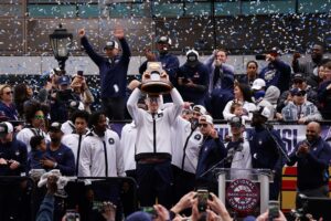 UConn basketball is seeking three straight national titles.