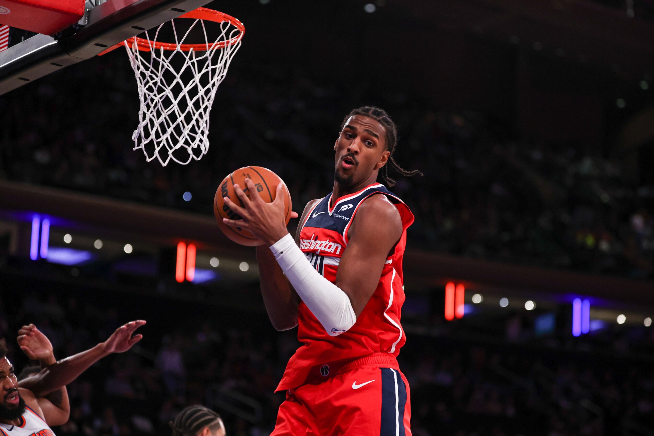 Alex Sarr is a rookie for the Wizards.