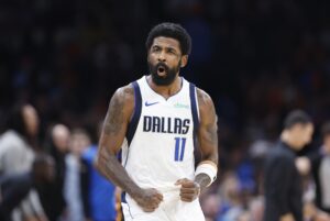 Dallas Mavericks guard Kyrie Irving