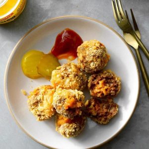 Tasty Tailgate Treats Cheese Balls Meat Balls