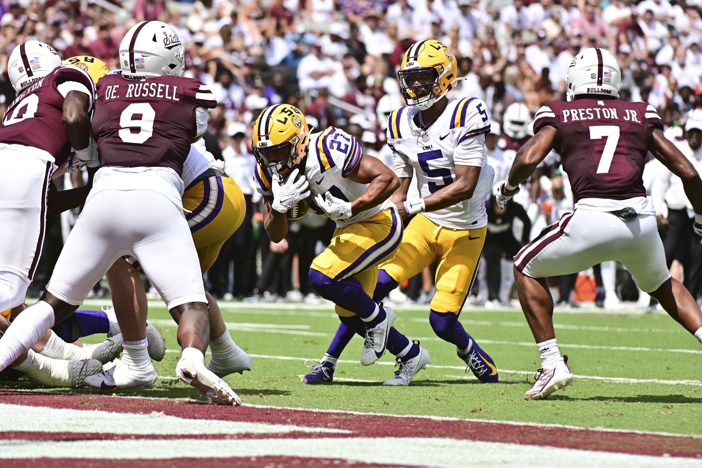 LSU Arkansas Battle for Golden Boot