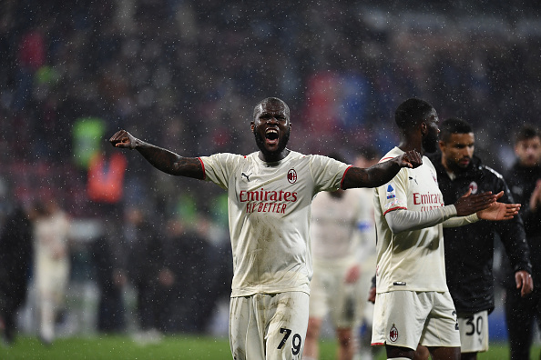 Milan midfielder Franck Kessie