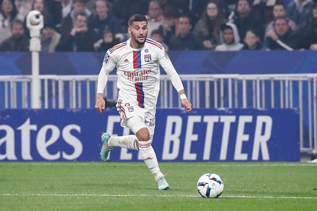 Houssem Aouar Playing for Lyon