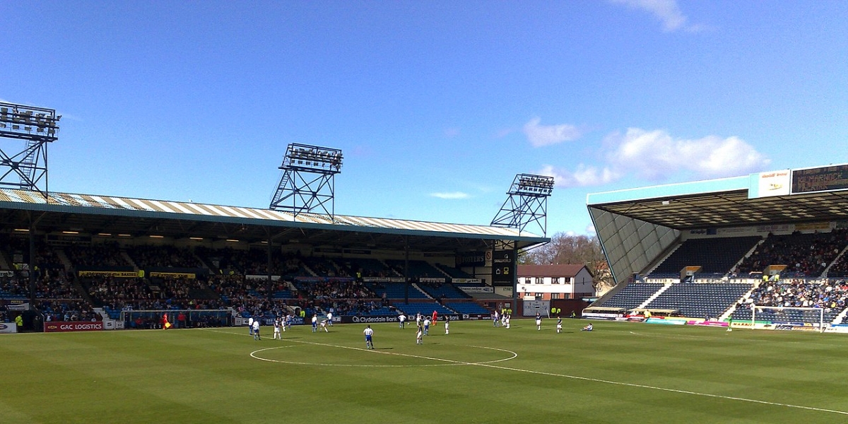 Rugby Park Football Stadium. Kilmarnock, UK