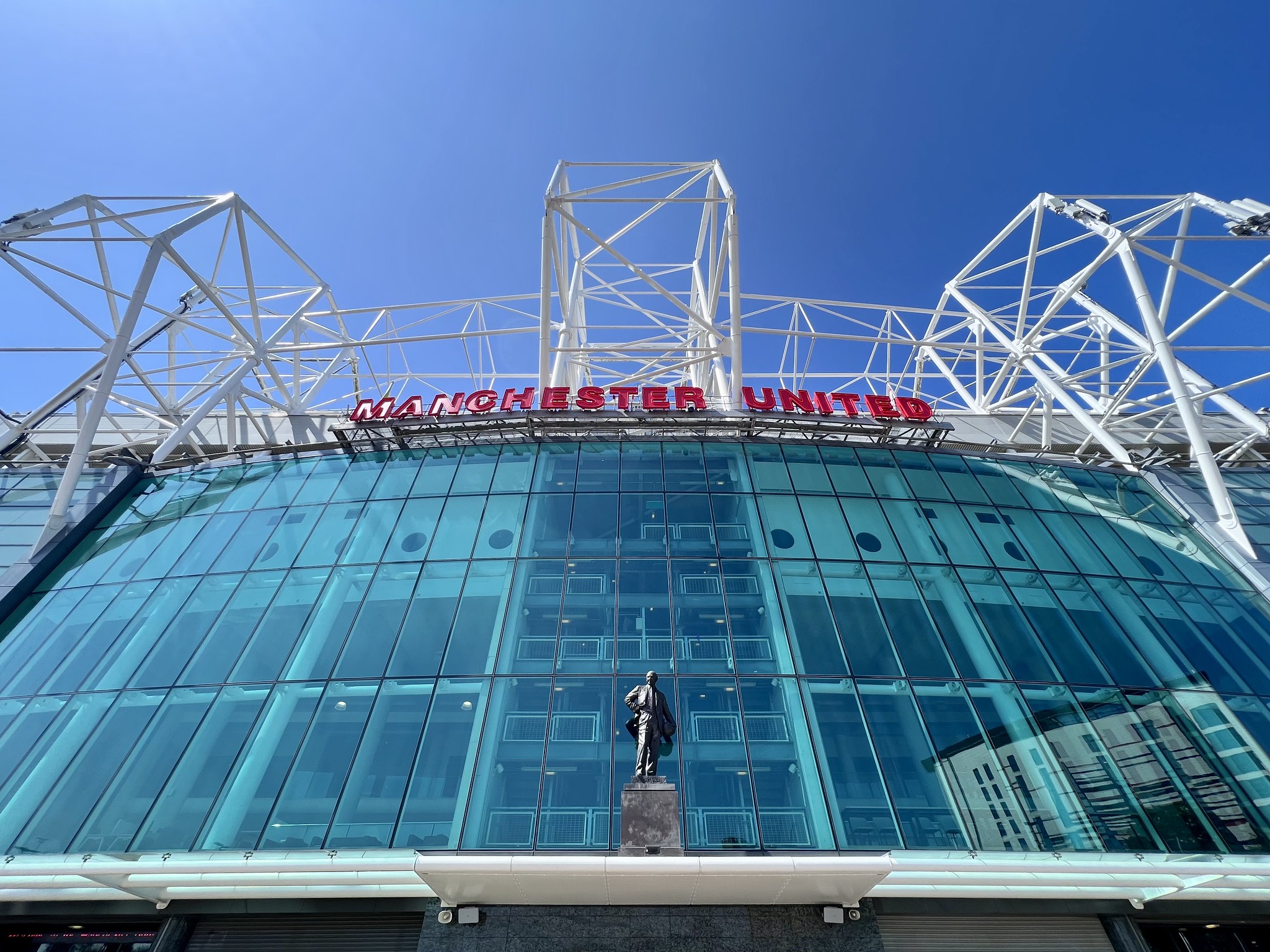 Old Trafford outside Manchester United - Andre Onana