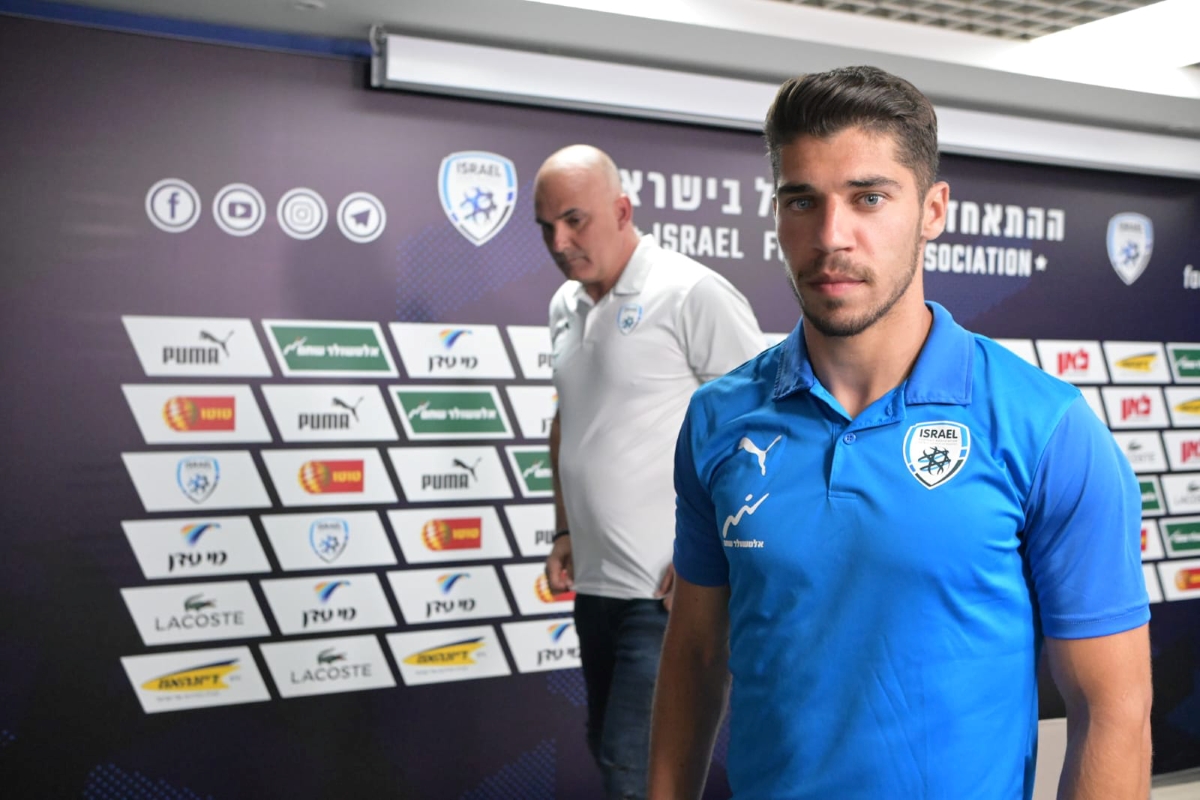 Manor Solomon at the Israeli Press Conference