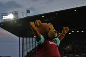 West Ham United mascot celebrates - Carlos Borges