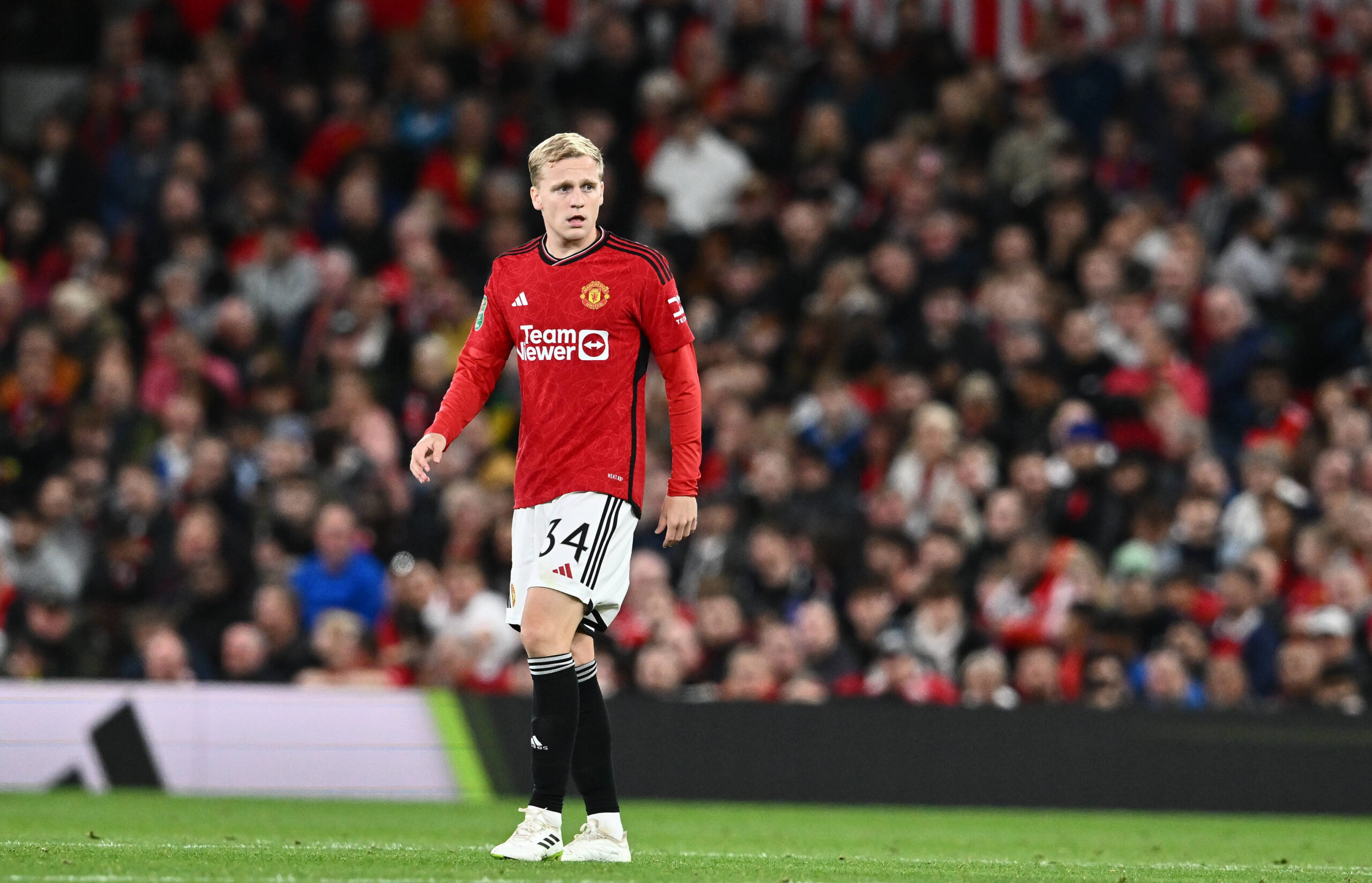 Eintracht Frankfurt and Girona showing interest in Manchester United midfielder Donny van de Beek.