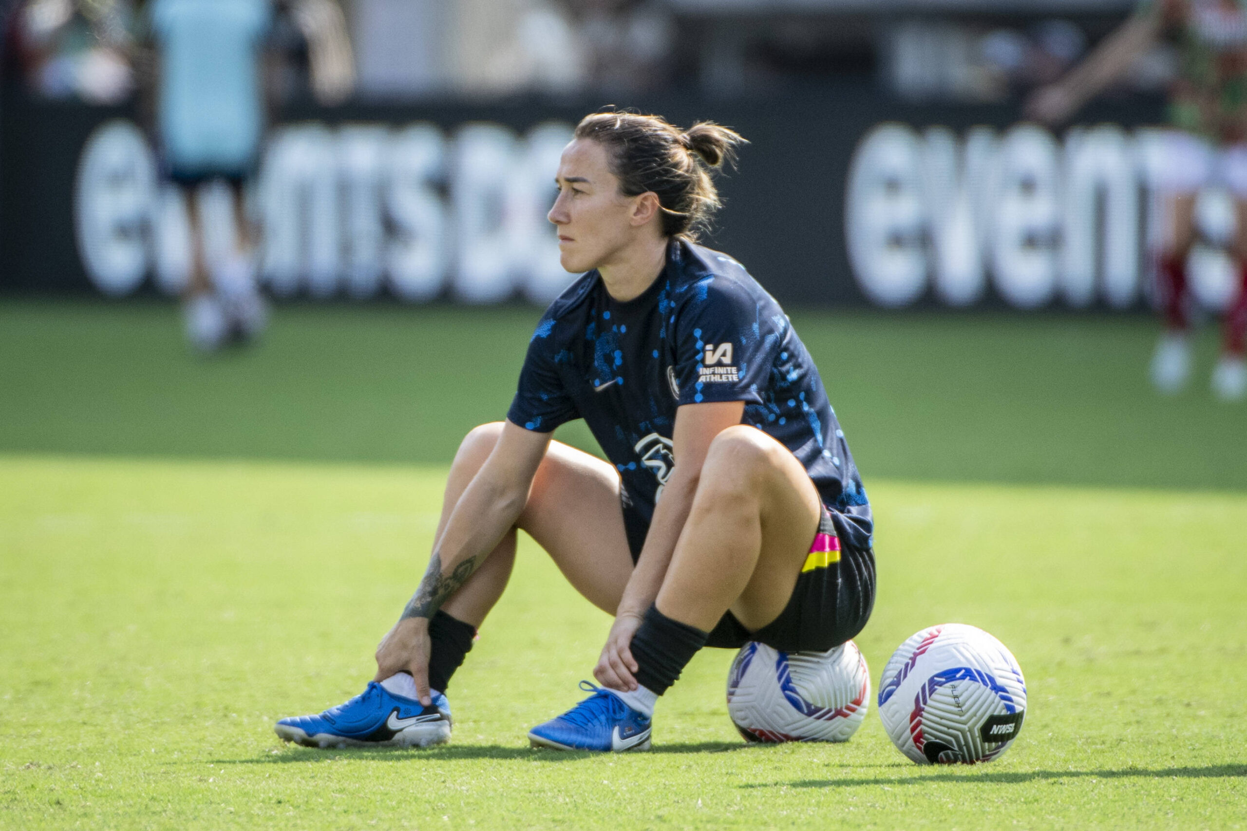 Lucy Bronze pictured before a match