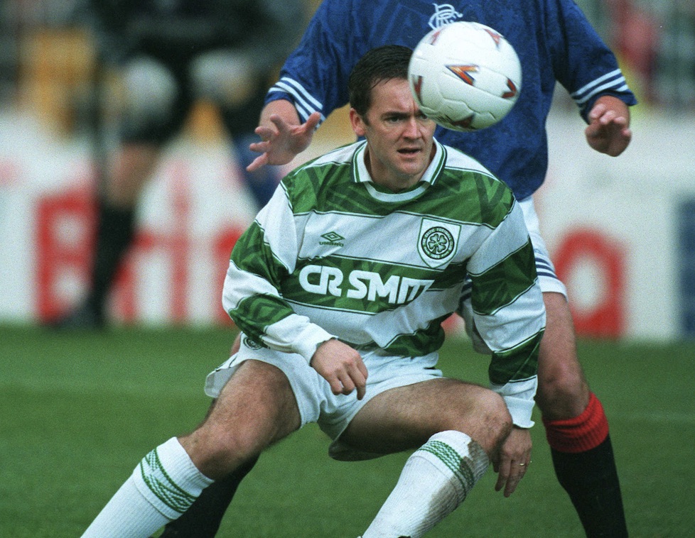 Andy Walker playing for Celtic against Rangers