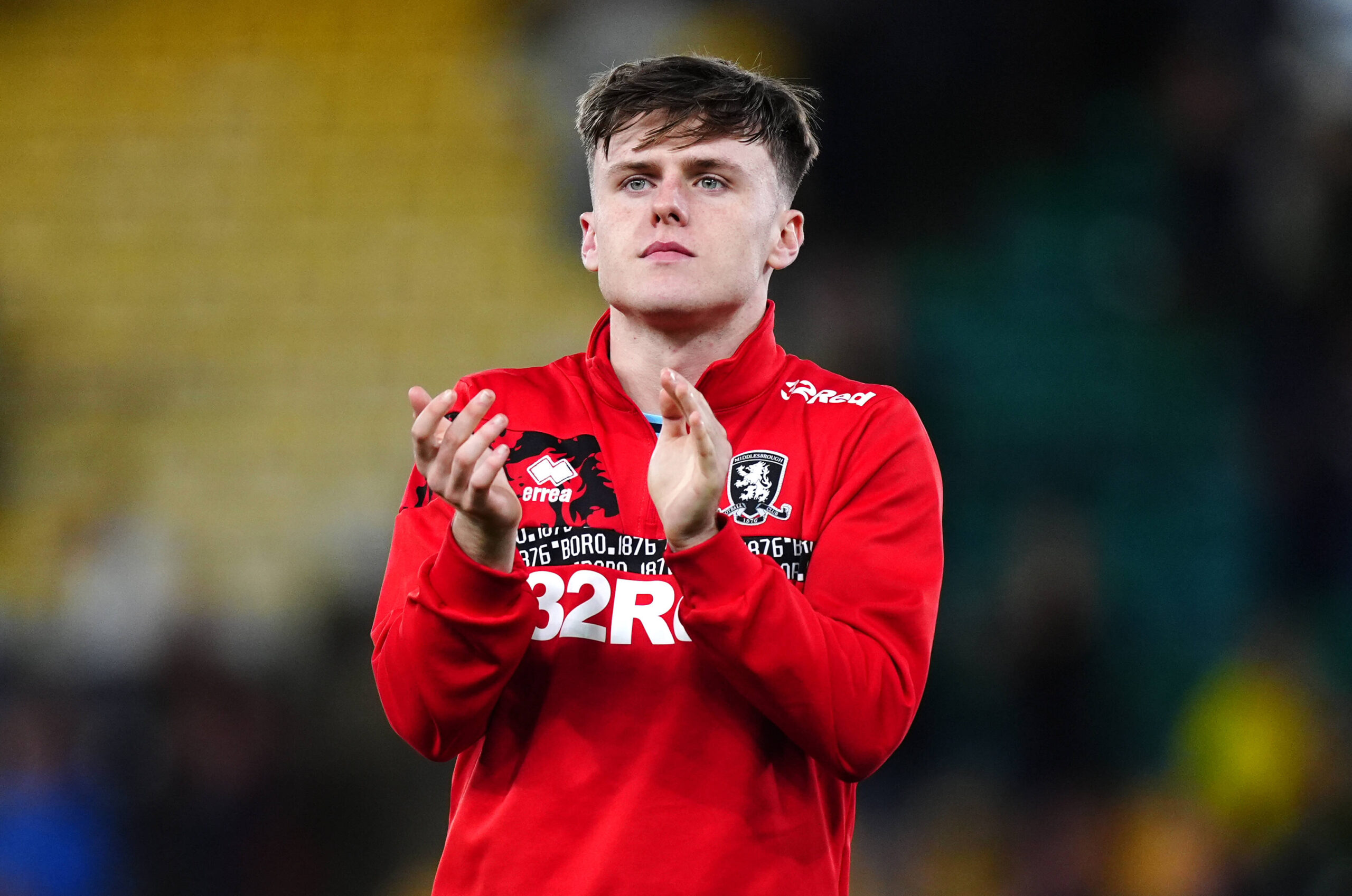 Ben Doak pictured applauding fans after a match