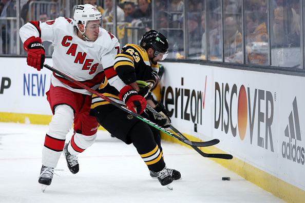 hurricanes vs bruins