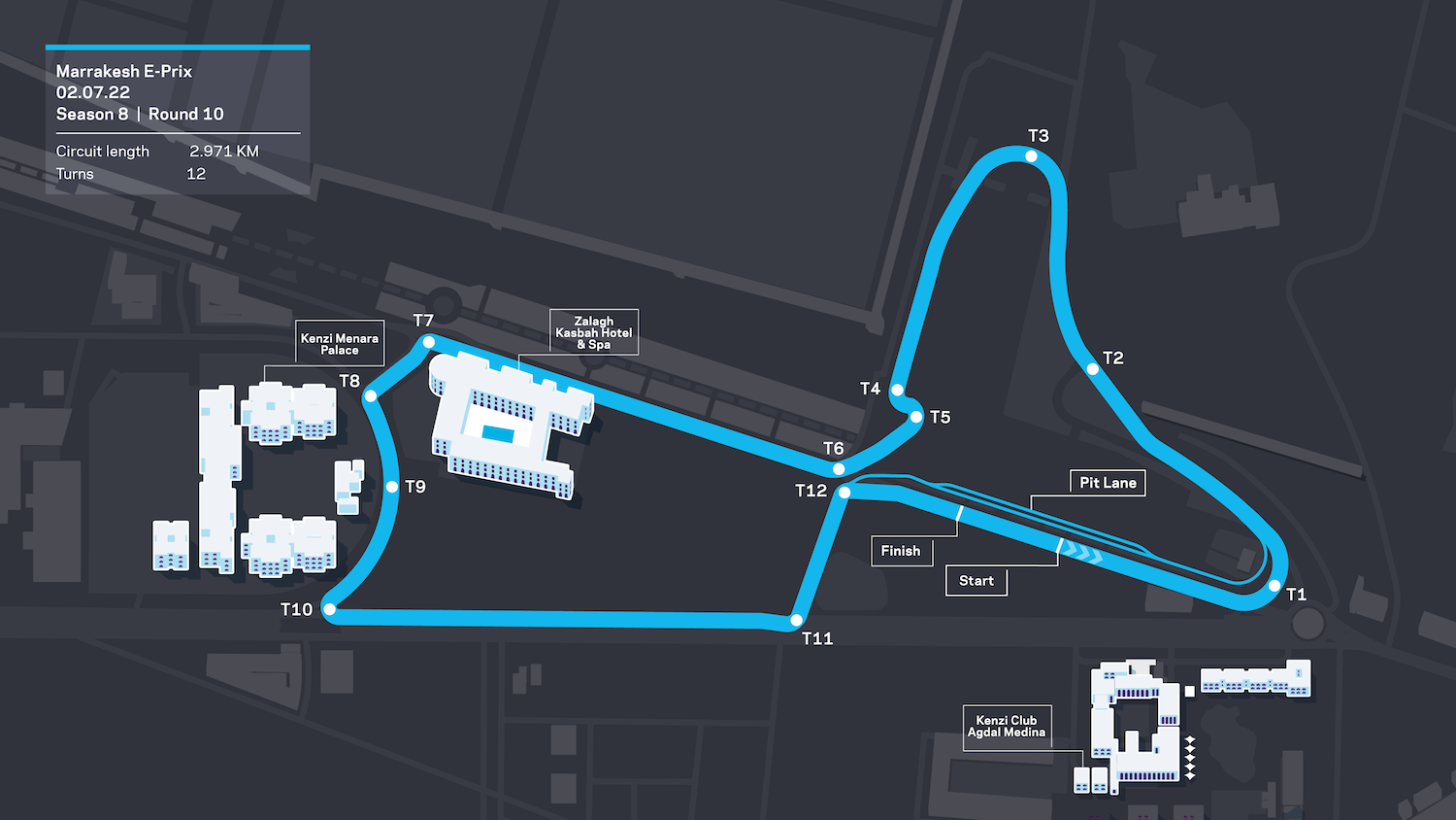 Marrakesh Track Map