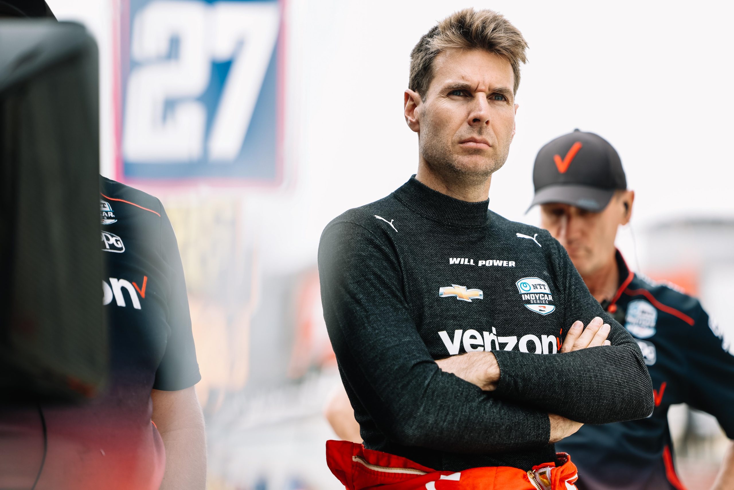 Will Power before qualifying for the 2022 Grand Prix of Monterey (Joe Skibinski/Penske Entertainment)