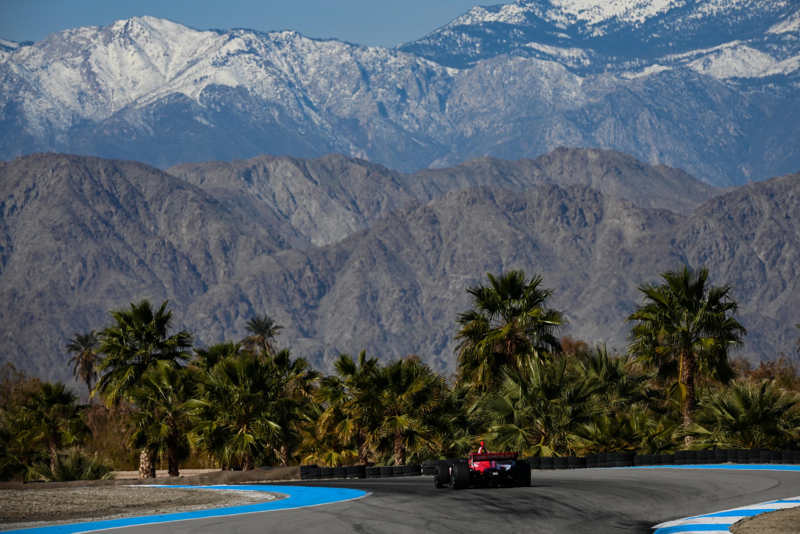 Marcus Ericsson at the 2023 IndyCar Open Test at the Thermal Club (James Black/Penske Entertainment)