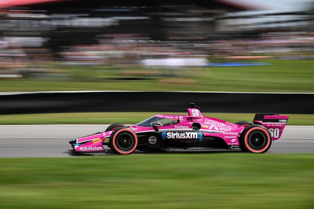 Conor Daly will step in for Simon Pageanud, who is seen here driving the No. 60 Honda. (James Black/Penske Entertainment)