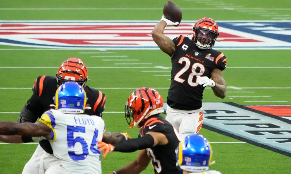 Joe Mixon Bengals Rushing Record