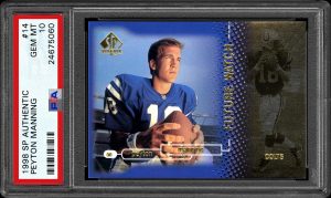 peyton manning rookie card