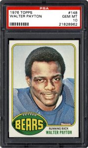 walter payton rookie card