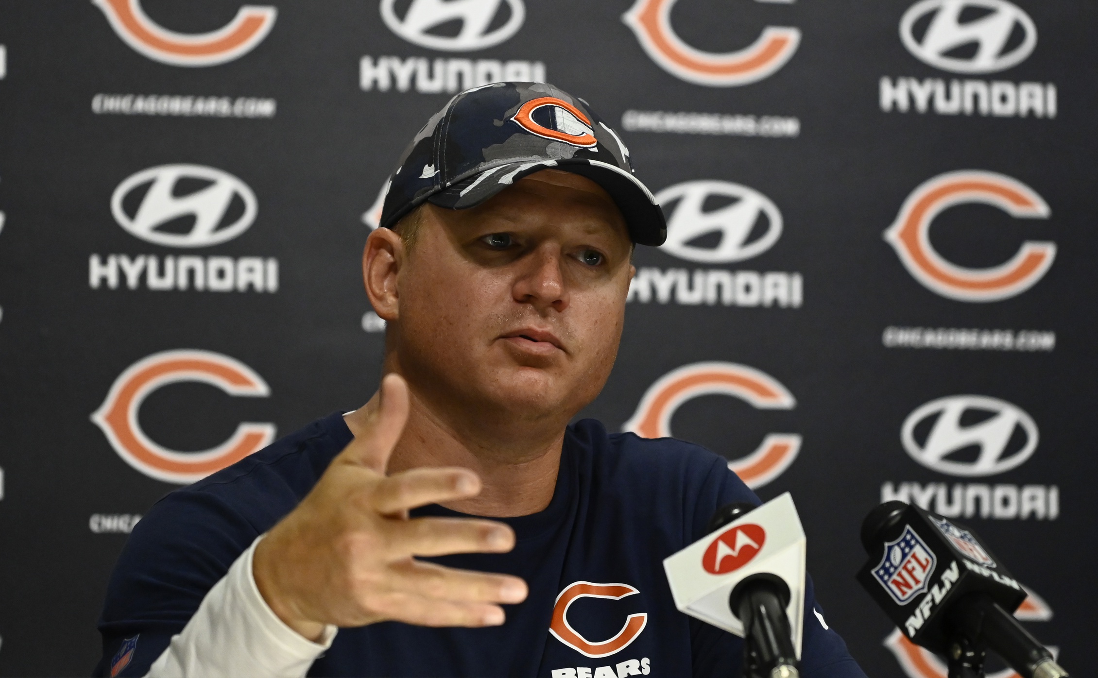 Chicago Bears offensive coordinator Luke Getsy