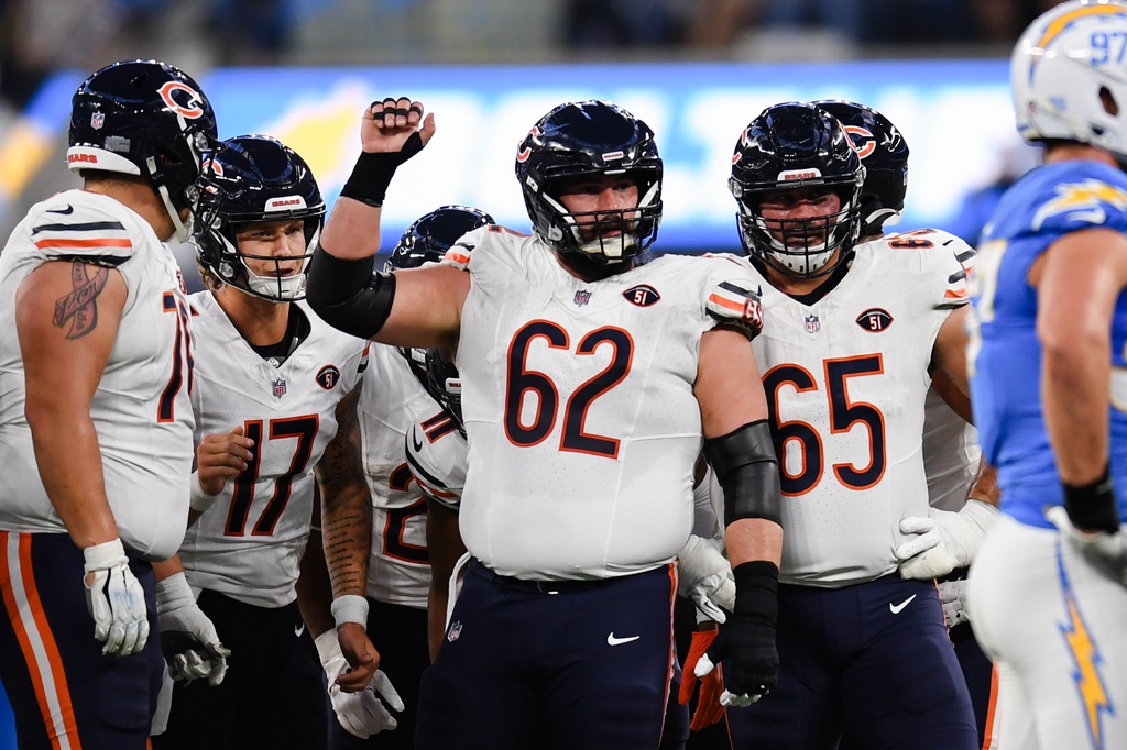 Chicago Bears offensive lineman Cody Whitehair