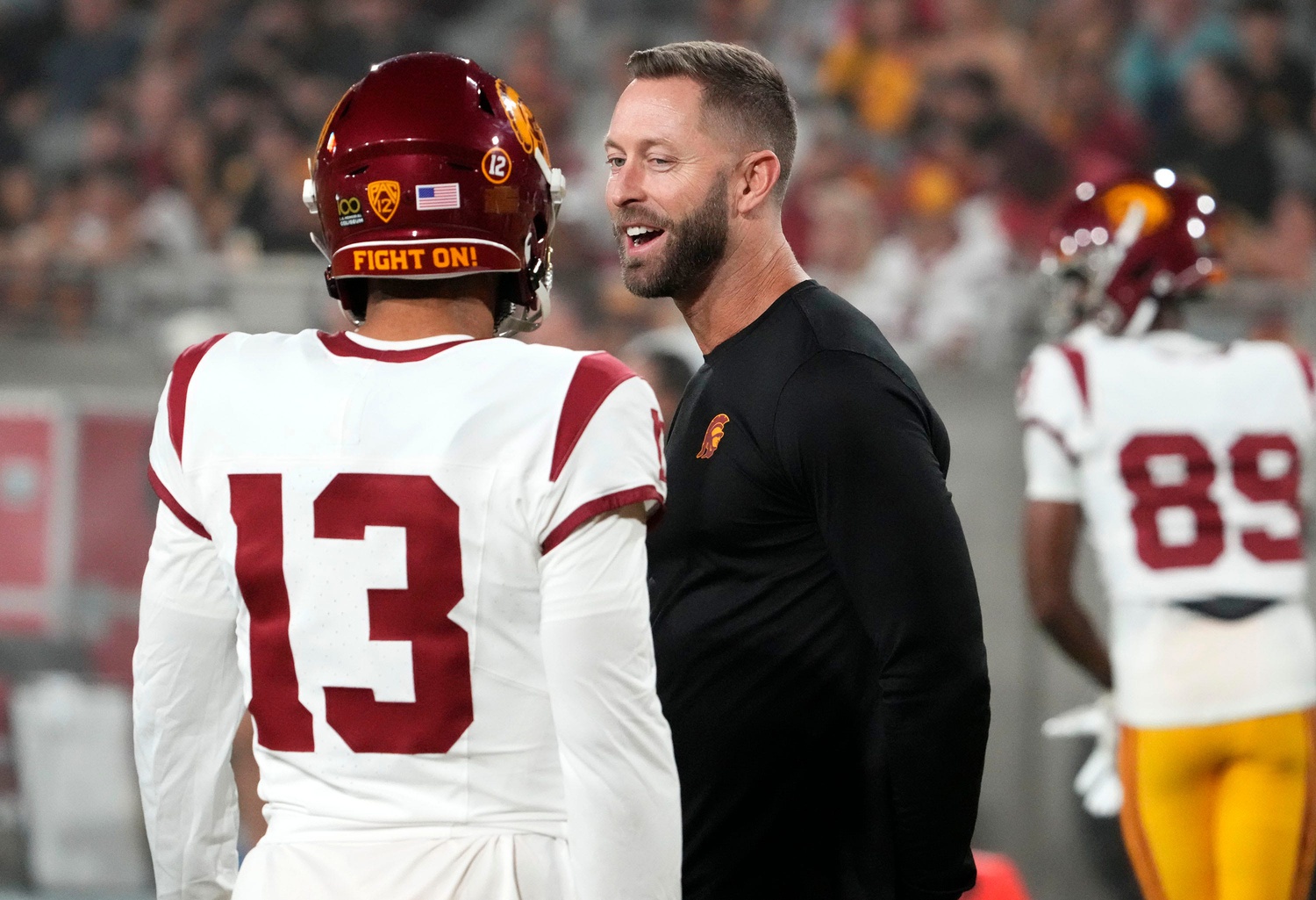 Caleb Williams and Kliff Kingsbury