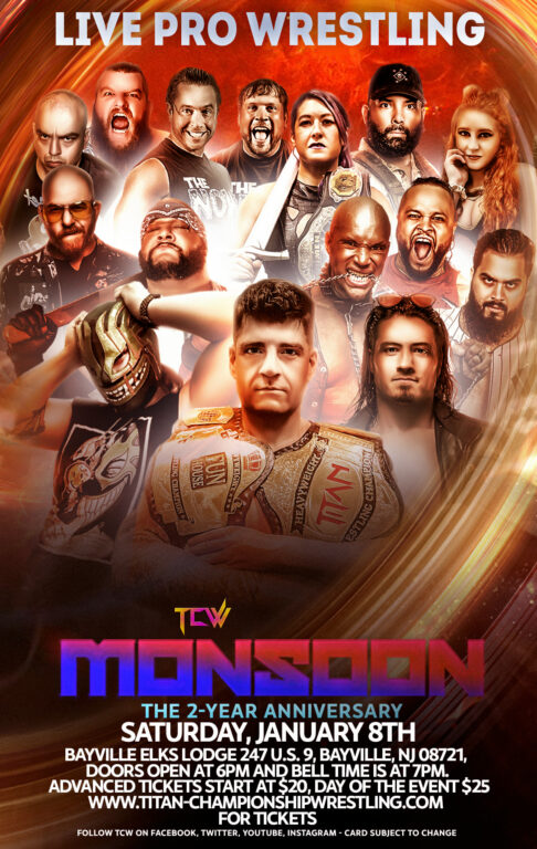 Titan Championship Wrestling Monsoon The 2 Year Anniversary Full Card