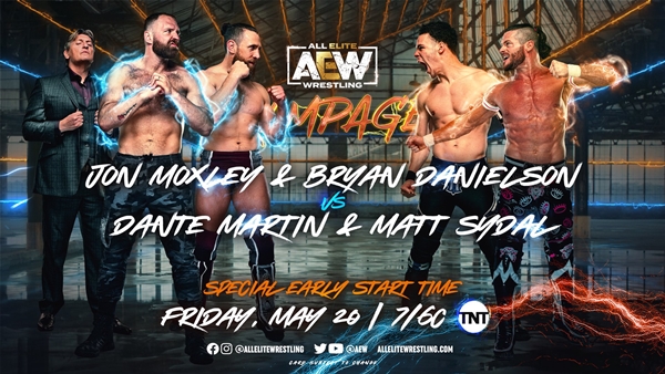 AEW Rampage Spoilers - BCC vs Sydal/Martin graphic