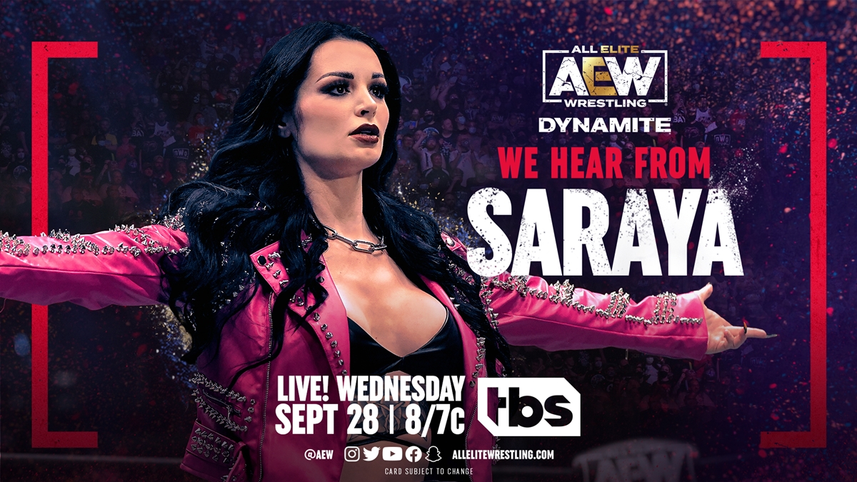 September 28 Dynamite - Saraya Graphic