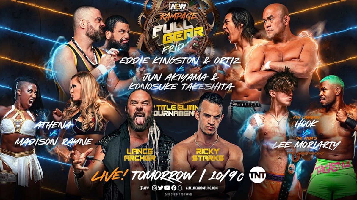 AEW Rampage Spoilers: Lineup graphic