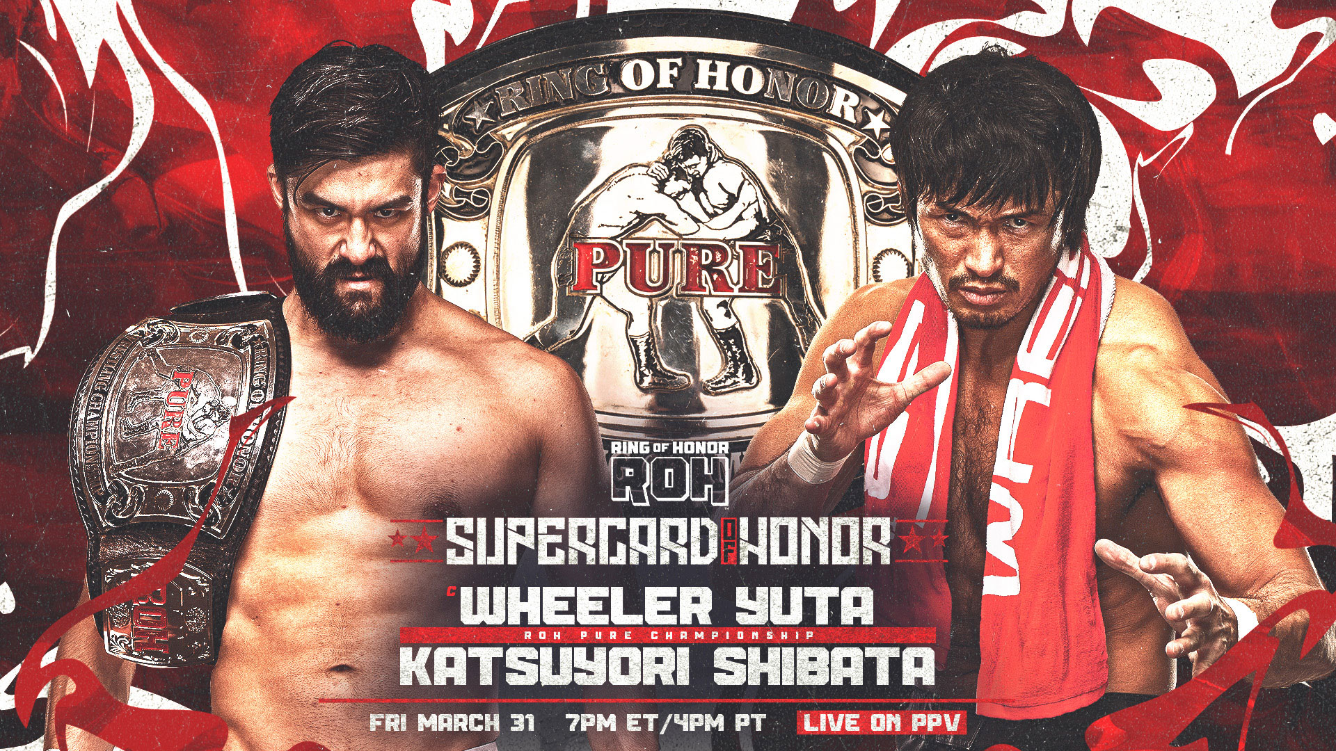 Katsuyori Shibata: Shibata vs Yuta Match Graphic