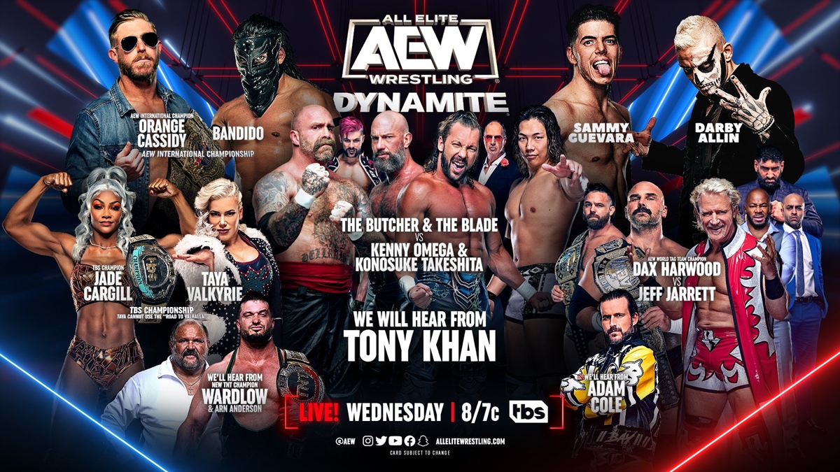 AEW Dynamite card graphic