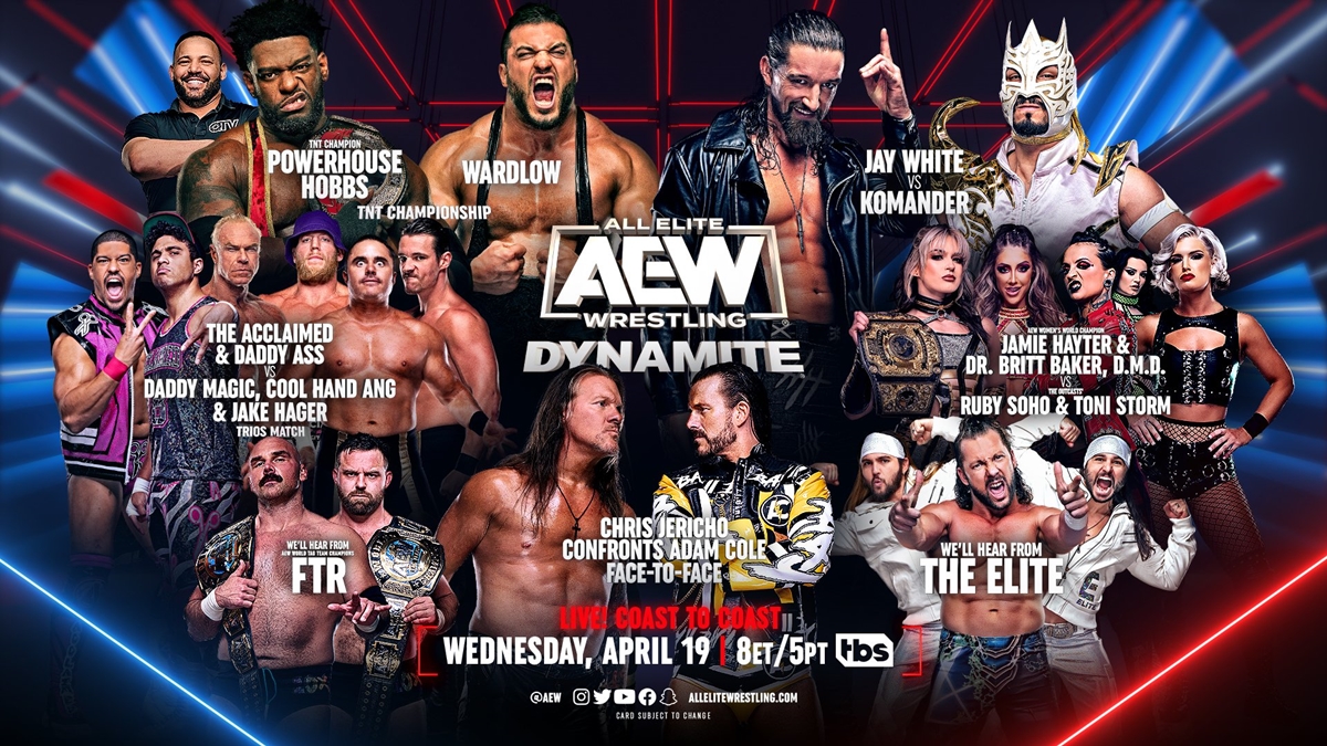 AEW Dynamite card graphic