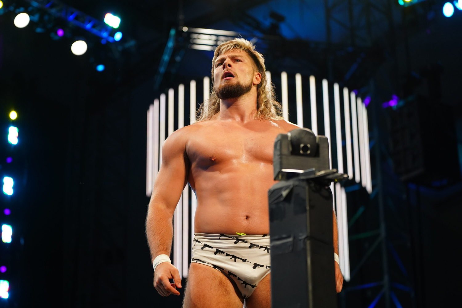 A photo of Brian Pillman Jr. during his stint in AEW.