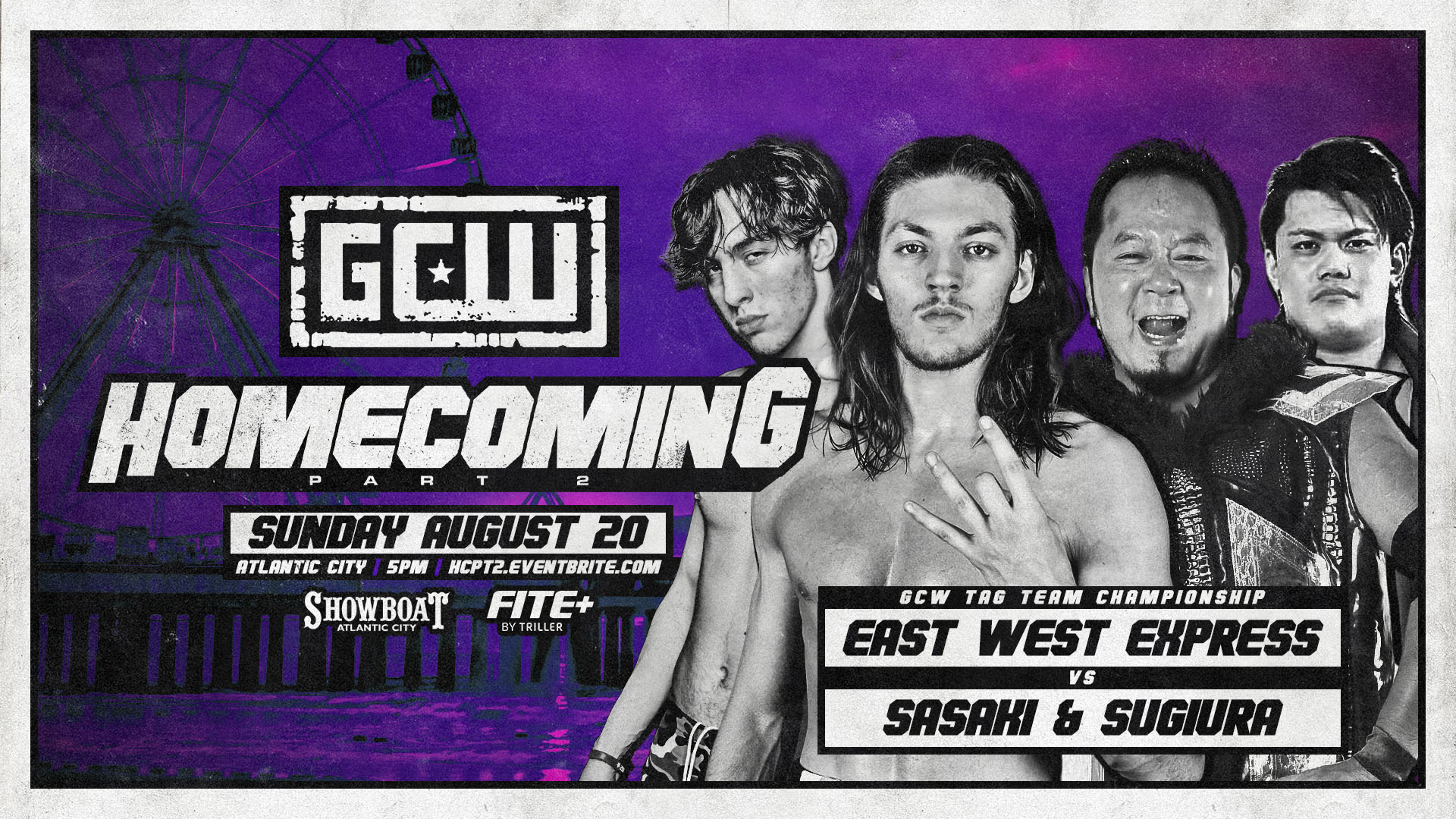 GCW Homecoming - Night Two match graphic.