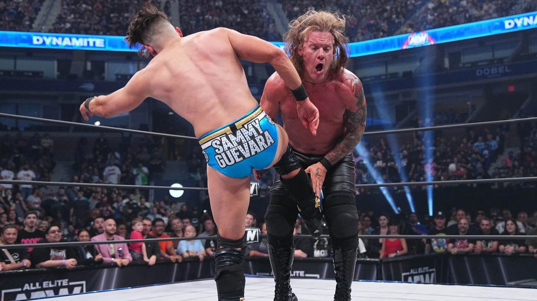 Sammy Guevara and Chris Jericho in AEW.